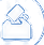 White ballot box and inserted ballot/checkmark icon.