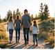 News thumbnail of several people walking along a rural path at golden hour.